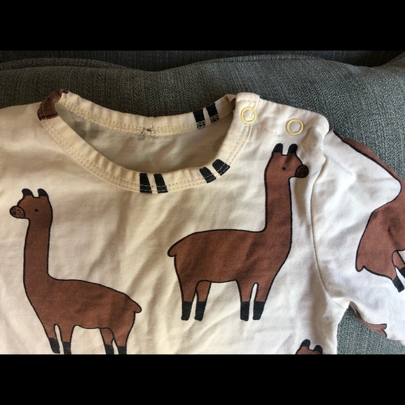 Llama baby onesie, unisex, 6-9 months - Picture 3 of 5